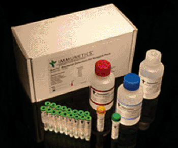 Imagen: La prueba rápida BacTx de Immunetics para determinar la contaminación bacteriana en la unidades de plaquetas (Fotografía cortesía de Immunetics).